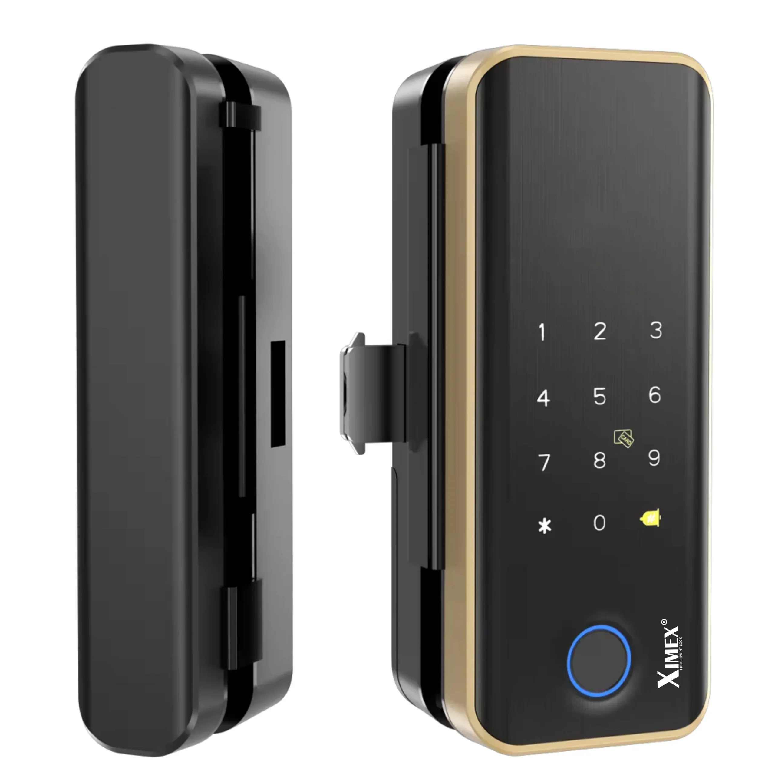 Khóa Vân Tay Cửa Kính XIMEX G05_4 Khóa Vân Tay Cửa Kính XIMEX G05