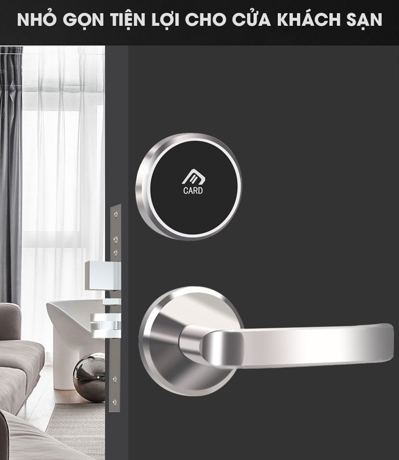 Khóa Thẻ Từ Phân Thể Khách Sạn Ximex Model 201A-3